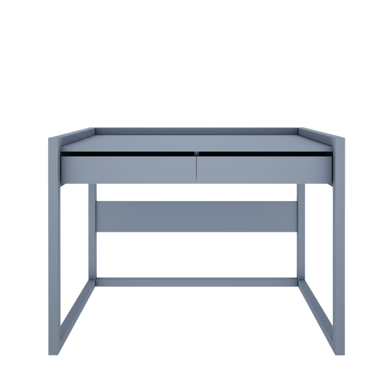 Drewniane biurko dla dziecka TWEENS Zgaszony Niebieski