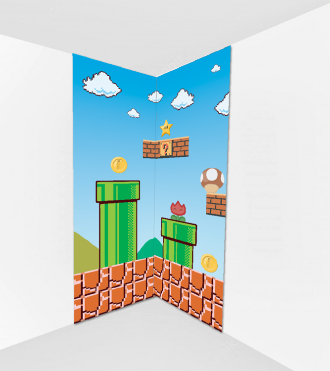 Ścianka wspinaczkowa dla dzieci Mario