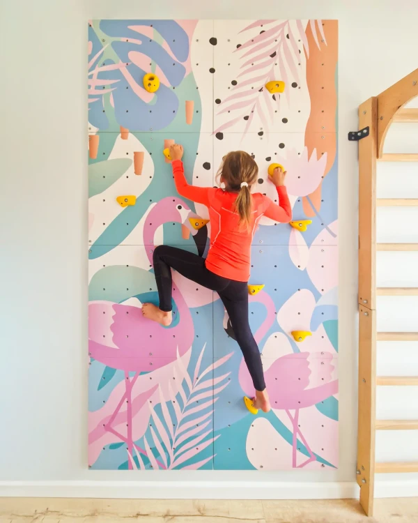 Ścianka wspinaczkowa dla dzieci Flamingi