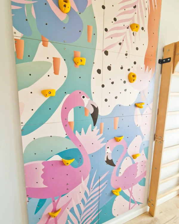Ścianka wspinaczkowa dla dzieci Flamingi