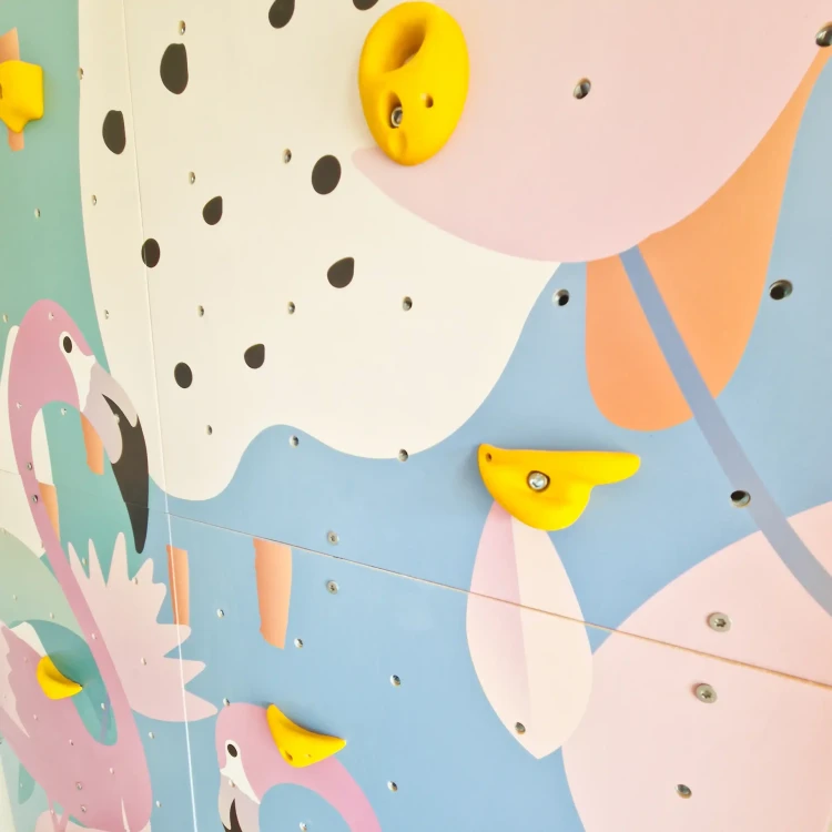 Ścianka wspinaczkowa dla dzieci Flamingi