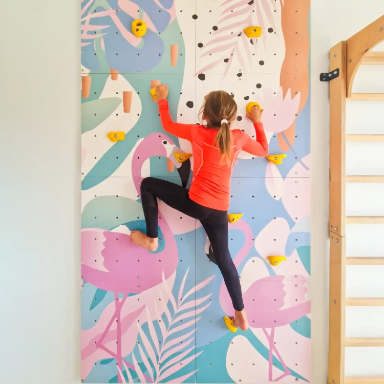 Ścianka wspinaczkowa dla dzieci Flamingi