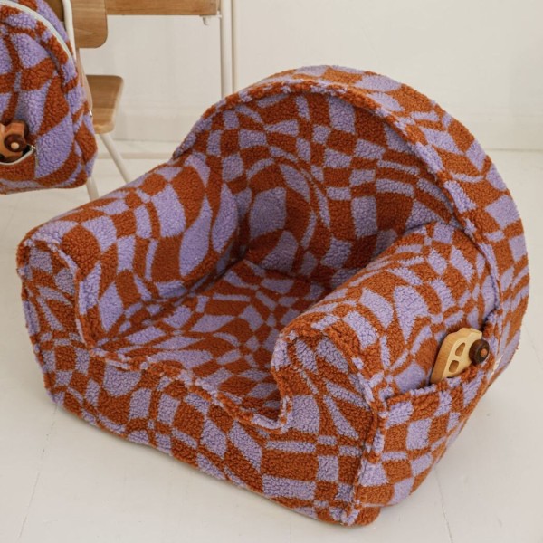 Miękkie siedzisko dla dzieci fotelik dziecięcy z kieszenią