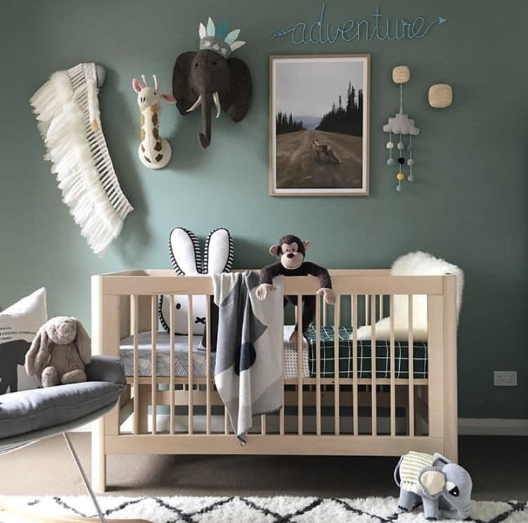 Drewniane łóżeczko do pokoju dziecka Sun Naturalne 140x70