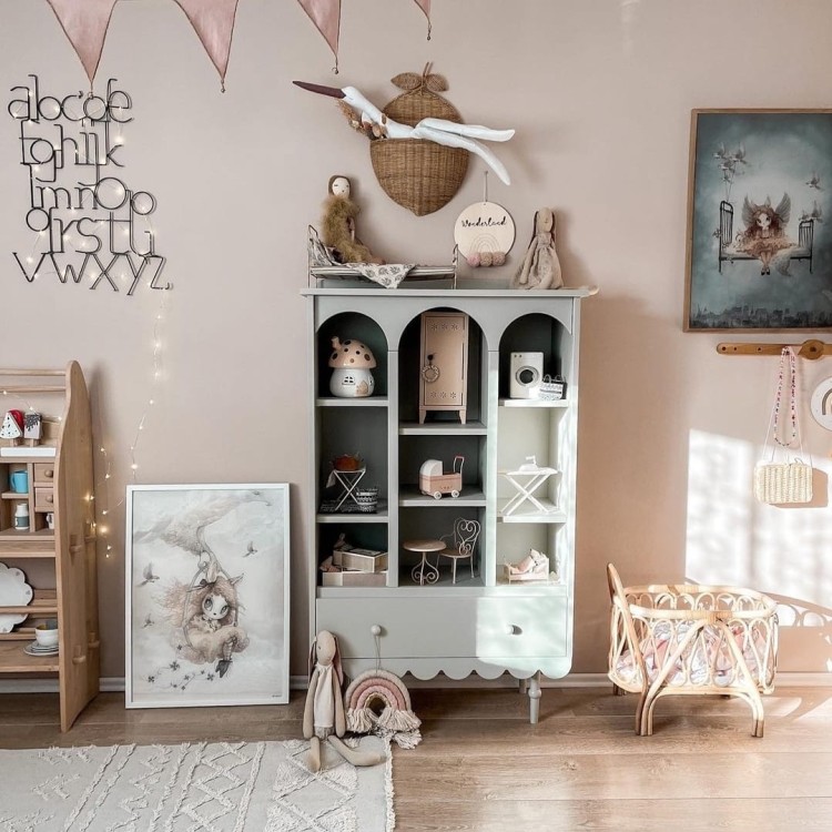 Regał dziecięcy Babushka Oliwka w stylu boho