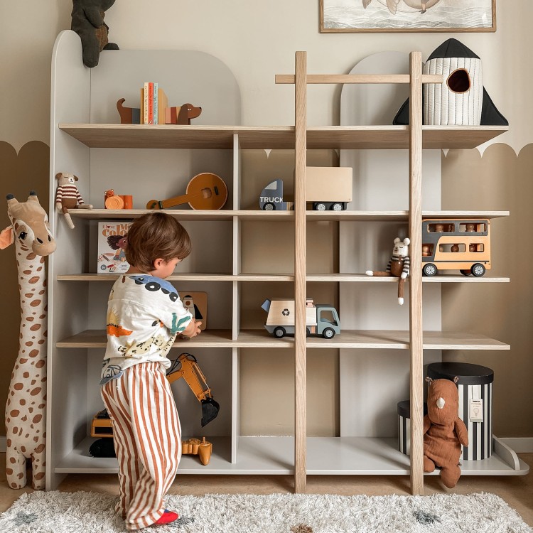 Drewniany regał biblioteczka dla dziecka Bloom