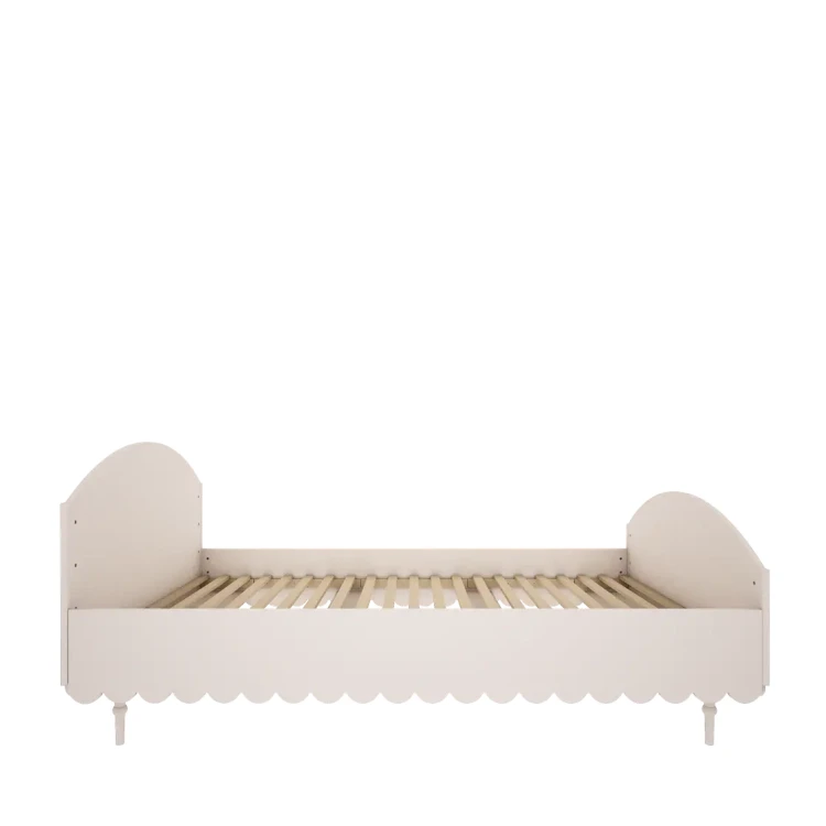 Łóżko drewniane młodzieżowe 120x200cm Babushka Białe