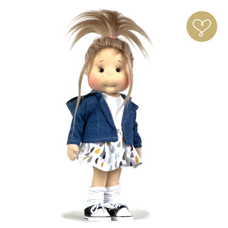 Ręcznie szyta lalka Basia – Lullu Dolls