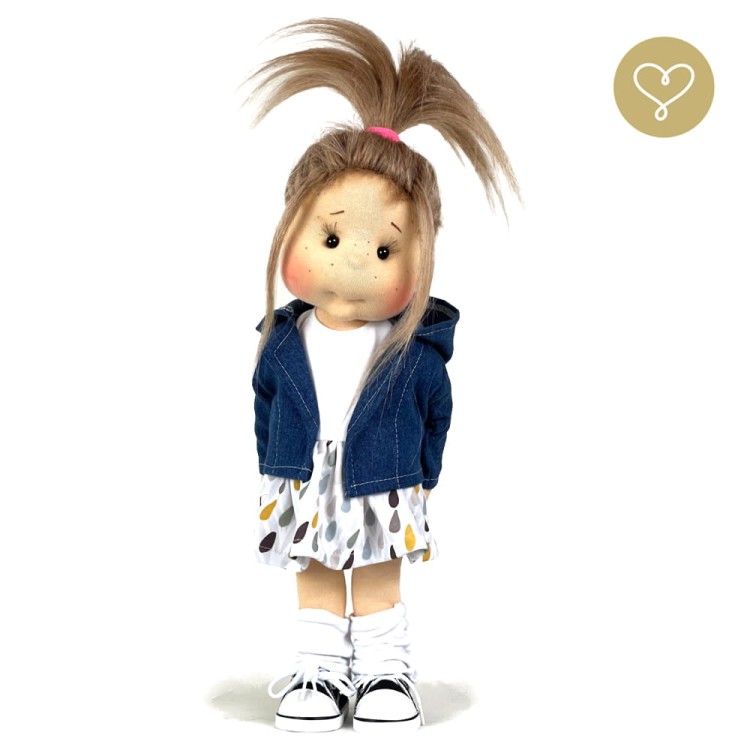 Szmaciana lalka Basia w wariancie ruchomy szkielet