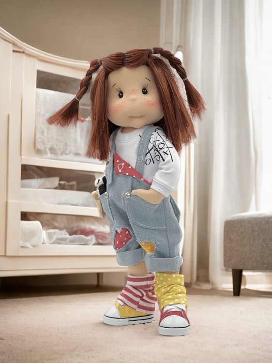 Lalka kolekcjonerska Bobby Lullu Dolls handmade