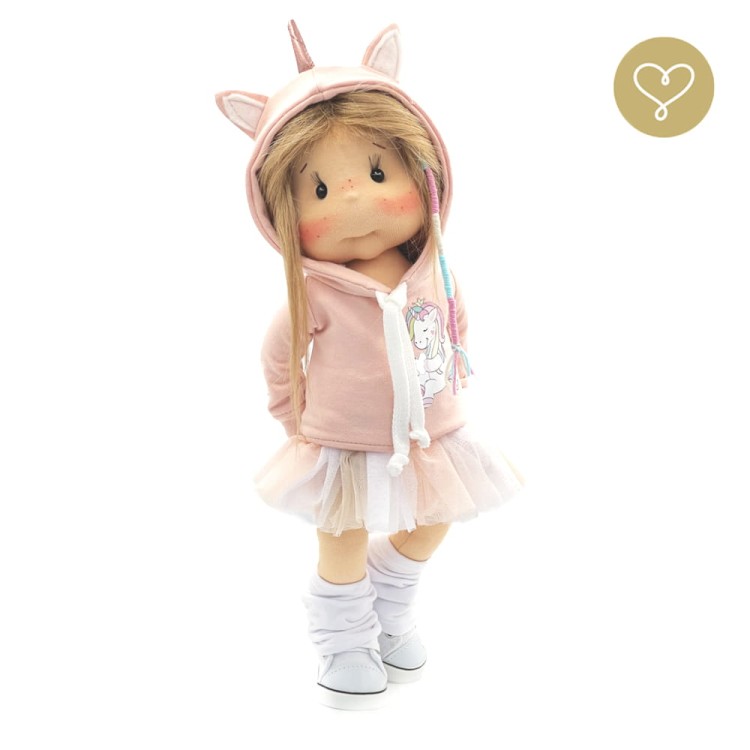 Szmaciana lalka Brzoskwinka – Lullu Dolls