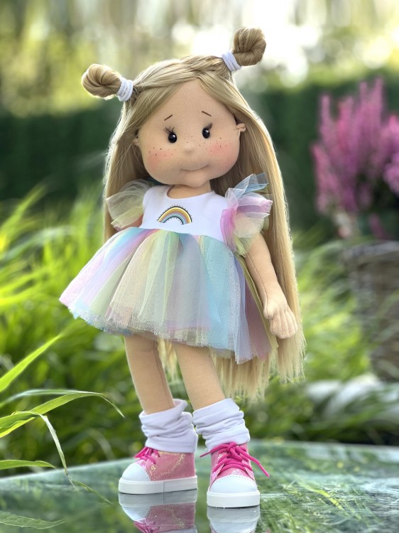 Ruchomy szkielet lalki Elwirka Lullu Dolls – szczegóły wykonania