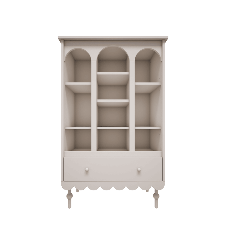 Drewniany regał dla dzieci Babushka Biały