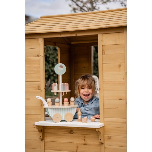 Drewniany wózek zabawka – rozwija wyobraźnię i sprawność manualną