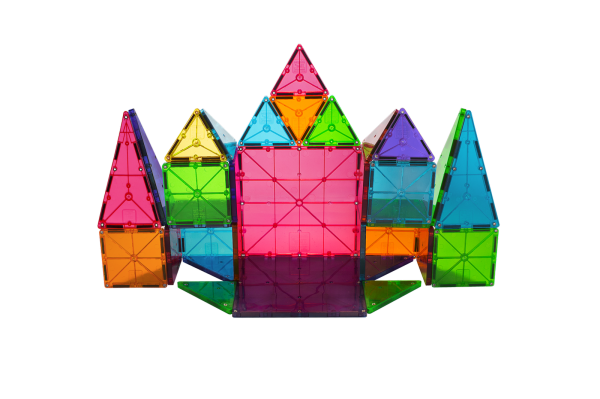 MAGNA-TILES Classic 32 el. – kolorowe magnetyczne klocki do budowania 2D i 3D