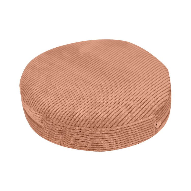 Sztruksowa sofa dziecięca MeowBaby® Premium Ceglana – modułowa i rozkładana