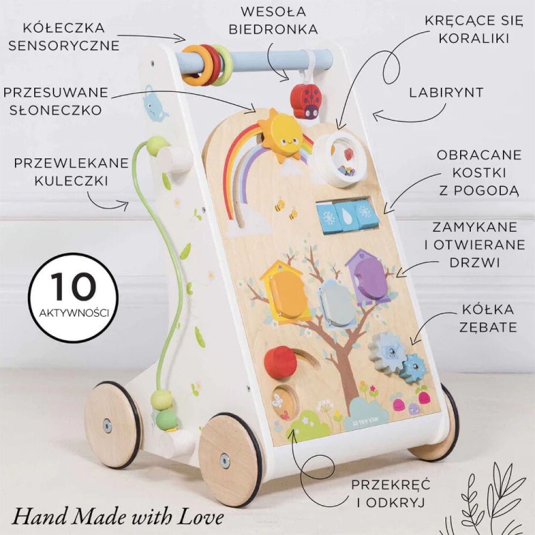 Le Toy Van – chodzik wspierający naukę chodzenia i rozwój koordynacji ruchowej maluszka.