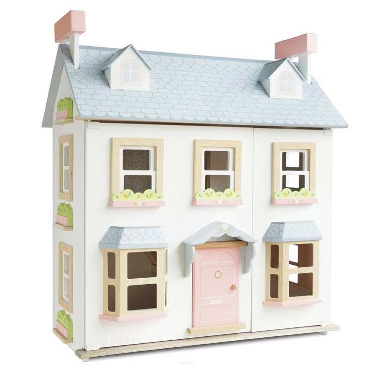 Drewniany domek dla lalek Mayberry Manor Le Toy Van – widok z przodu