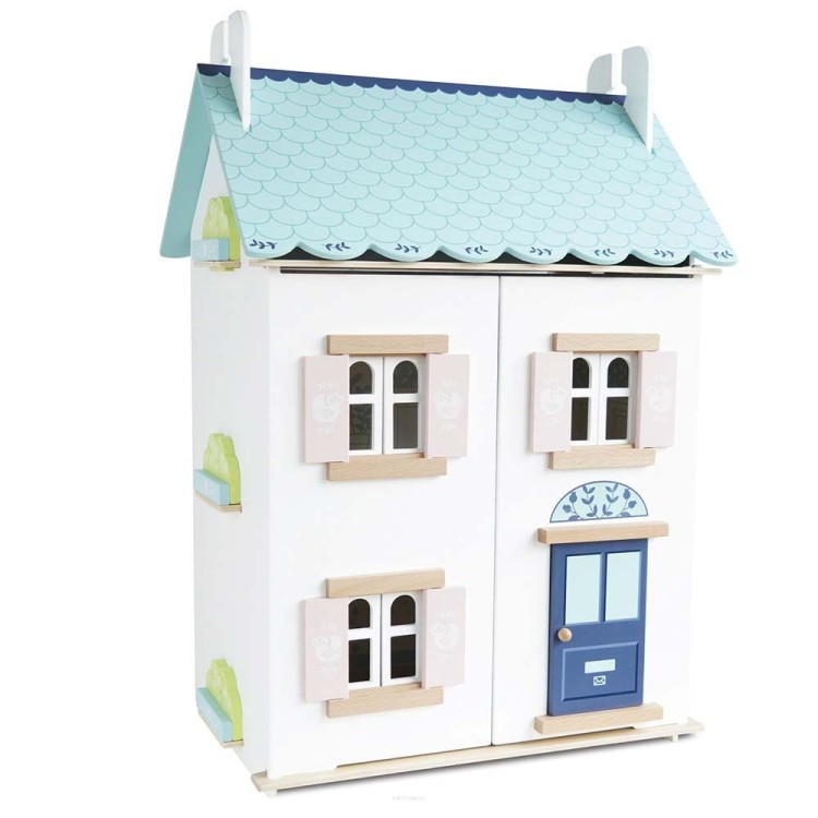 Drewniany domek dla lalek Bluebelle od Le Toy Van w pastelowych kolorach