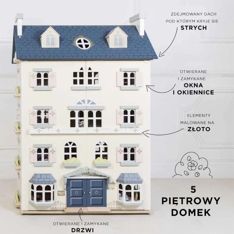 Drewniany domek dla lalek Palace House Le Toy Van