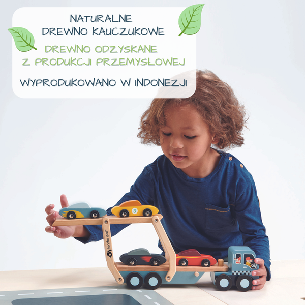 drewniana laweta Tender Leaf Toys