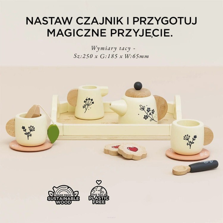 Drewniane akcesoria kuchenne do zabawy Le Toy Van