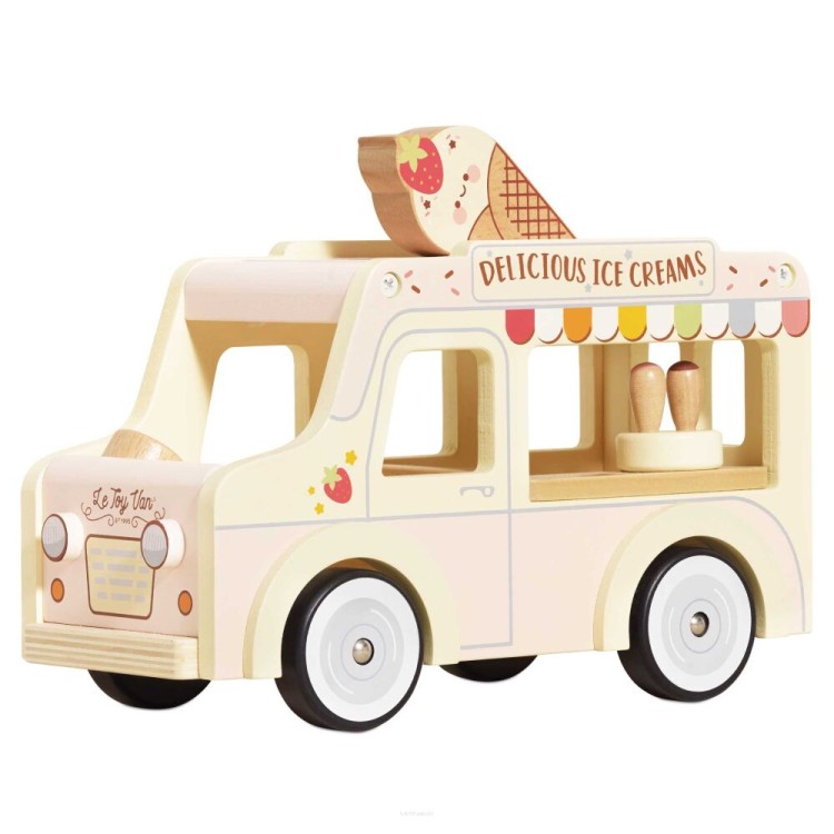 Drewniany samochód retro lodziarnia Dolly Le Toy Van