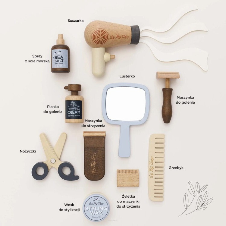 Zabawka do odgrywania ról – zestaw fryzjera Le Toy Van FSC