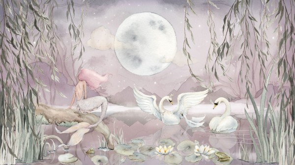 tapeta-mermaid-lake-syrena-dla-dzieci-dekorillo-rozowa-scaled.jpg
