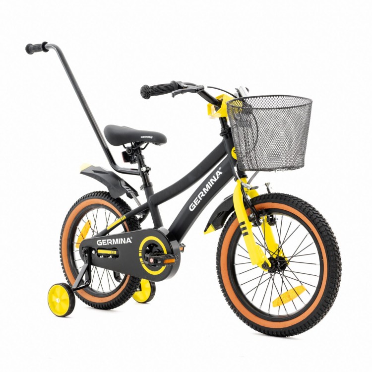 Rower dla dziecka Bmx Sport Germina 16" cali Czarny - POMYSŁ NA PREZENT