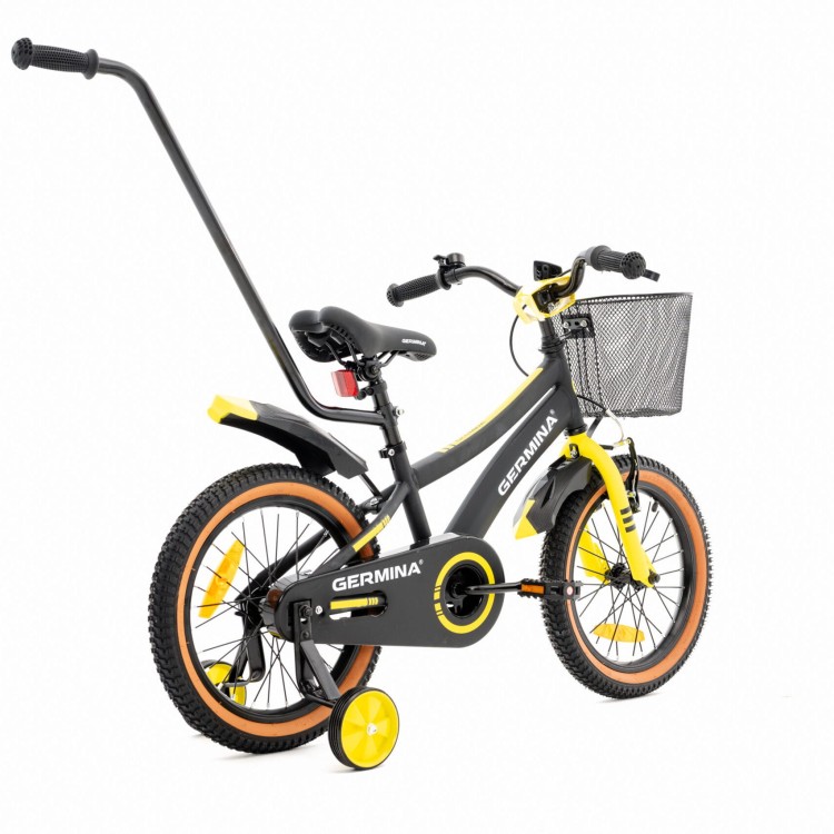 Rower dla dziecka Bmx Sport Germina 16" cali Czarny - POMYSŁ NA PREZENT
