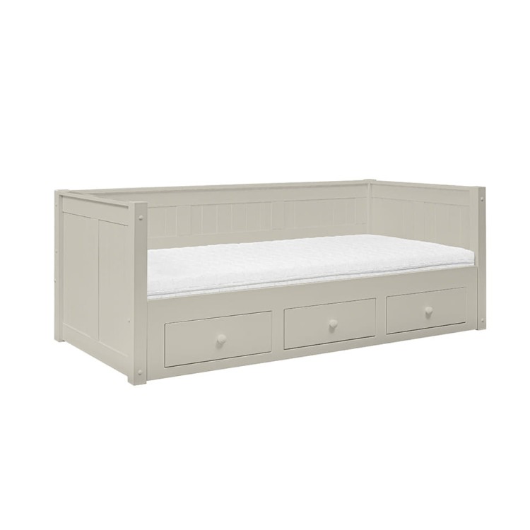 Drewniane Łóżko rozsuwane DESSI 200x90 cm - kolory - beżowe