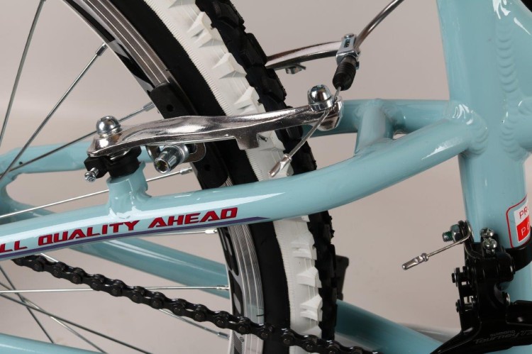 Rower dziecięcy MTB 24" GÓRSKI Junior Aluminium Turkusowo/Różowy/Fiolet