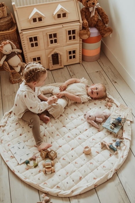 Play&Go Mata i Worek na Zabawki Soft Organic Rabbit – ekologiczna mata z motywem królika
