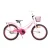 Rower dla dziecka BMX Daisy 20" Różowy Pastel - PREZENT NA KOMUNIĘ