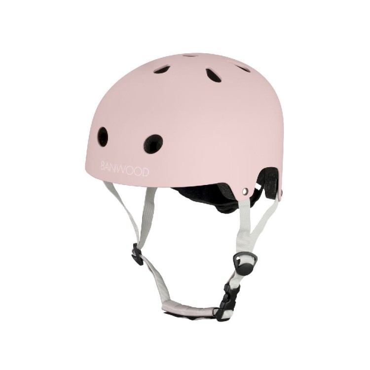 Eco kask dziecięcy Banwood Faded Pink przód