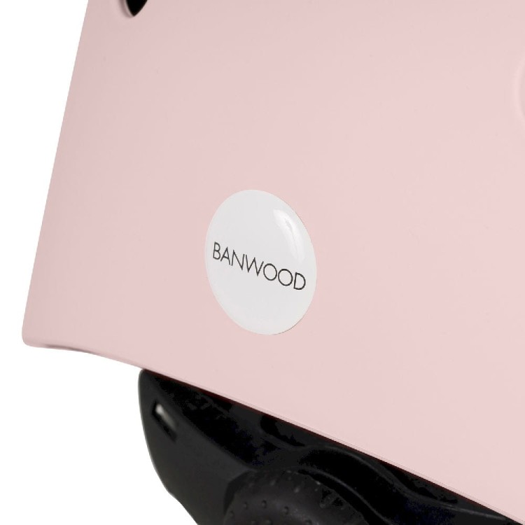 Eco kask dziecięcy Banwood Faded Pink przód