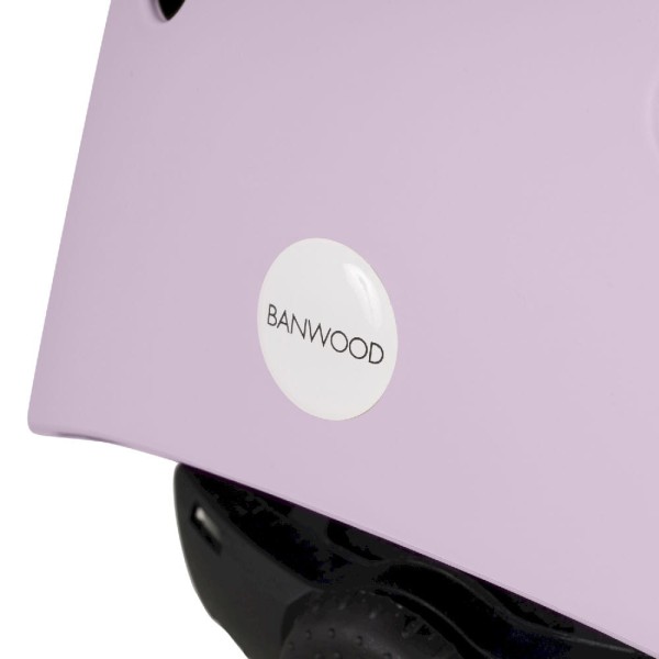 Eco kask dziecięcy Banwood Lavender przód