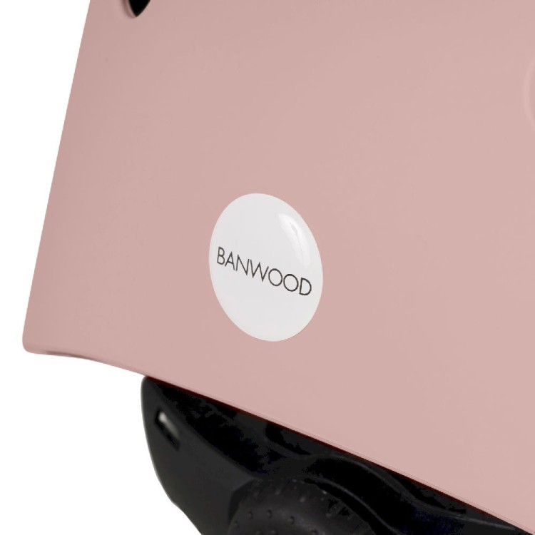 Eco kask dziecięcy Banwood Dusty Rose przód