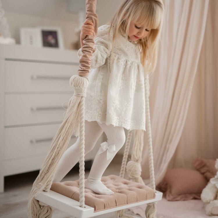 Huśtawka Royal Glam – pikowane siedzisko w stylu vintage