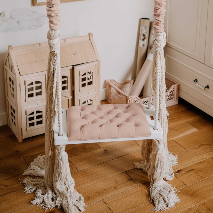 Huśtawka Royal Glam – pikowane siedzisko w stylu vintage