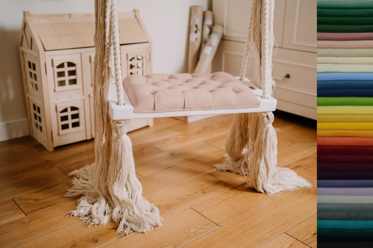 Huśtawka Royal Glam – pikowane siedzisko w stylu vintage