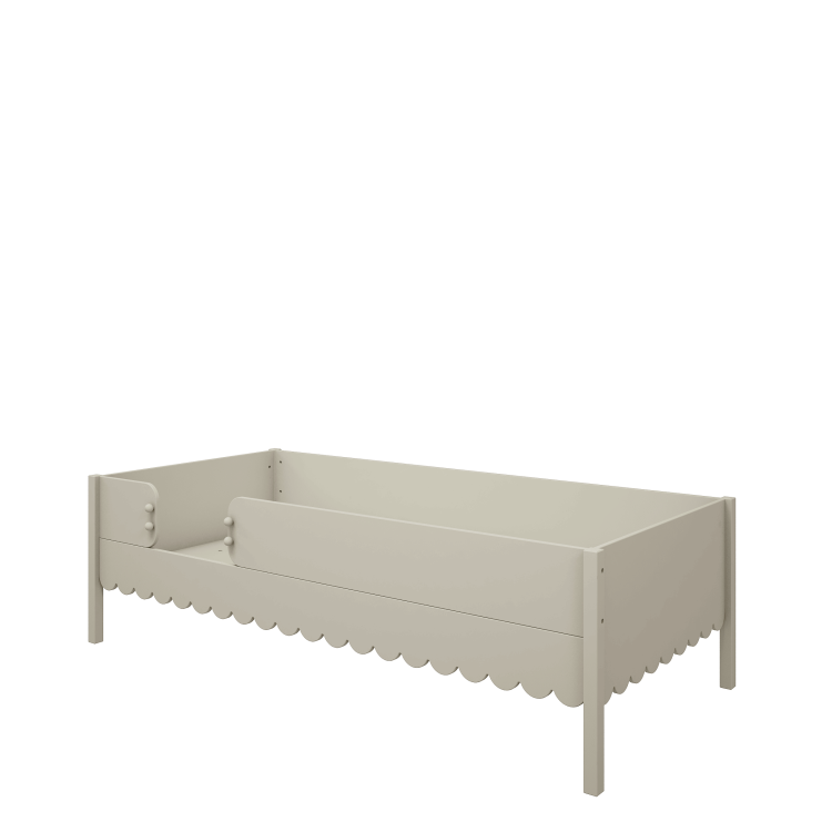 drewniane łóżko dla dziewczynki, piętrowe górne babushka olive 2.png