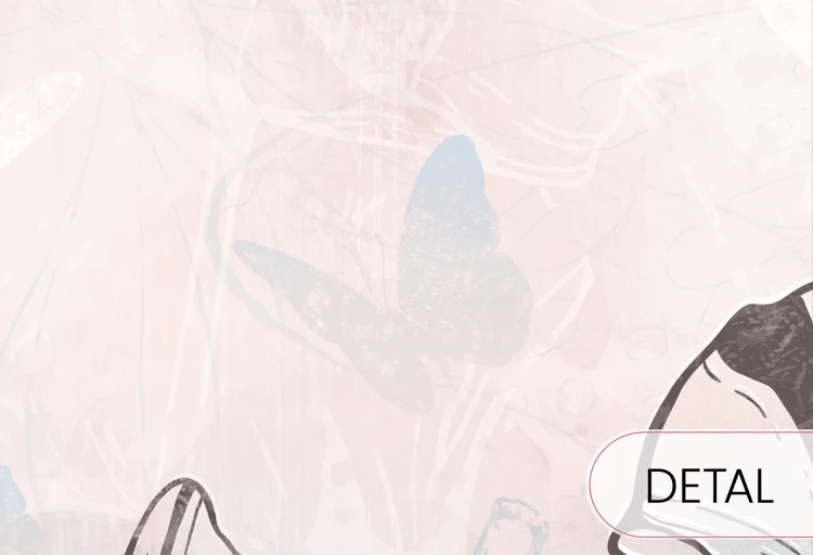 tapeta dla dziecka malumi FLORA KIDS - blue fragment 5