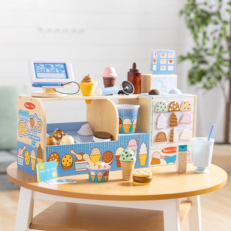 Zestaw do zabawy w lodziarnię Melissa & Doug dla dzieci