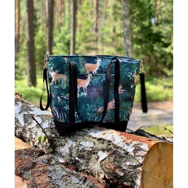 Stylowa torba shopper do spacerówki