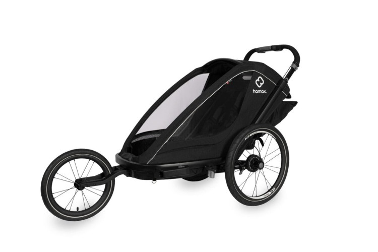 Hamax - Przyczepka rowerowa dla dziecka 2w1 BREEZE ONE 1 osobowa - BLACK