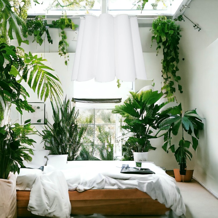 Lampka wisząca do pokoju dziecka w stylu Boho w kształcie kwiatu YOUNGDECO