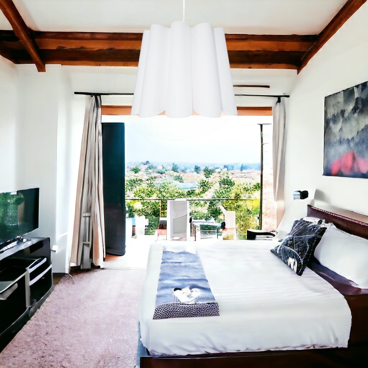 Lampka wisząca do pokoju dziecka w stylu Boho w kształcie kwiatu YOUNGDECO