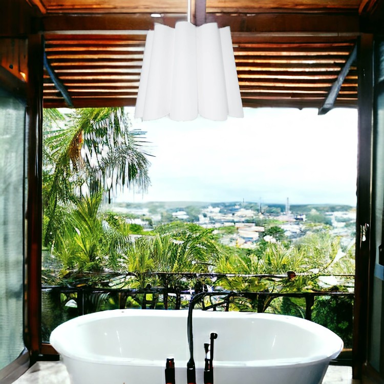 Lampka wisząca do pokoju dziecka w stylu Boho w kształcie kwiatu YOUNGDECO